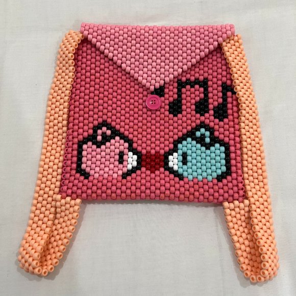 Kandi Rave Gloomy Bear PLUR Beaded Backpack - Picture 2 of 7
